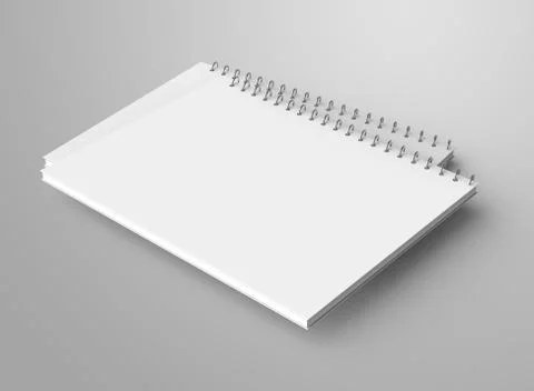 Blank notepad mockup 스톡 일러스트