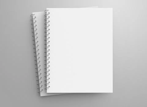 Blank notepad mockup Illustrazione stock