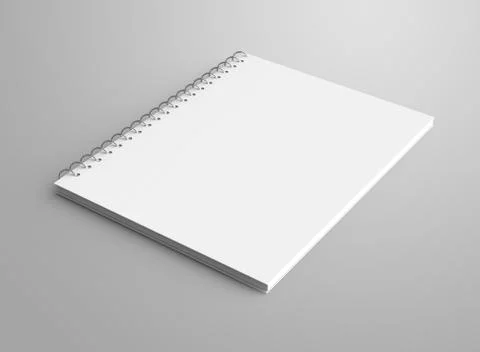 Blank notepad mockup 스톡 일러스트