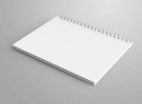 Blank notepad mockup 스톡 일러스트
