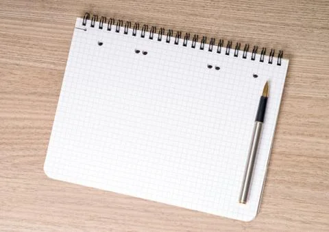 Blank notepad Foto stock