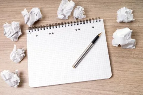 Blank notepad Stock Photos
