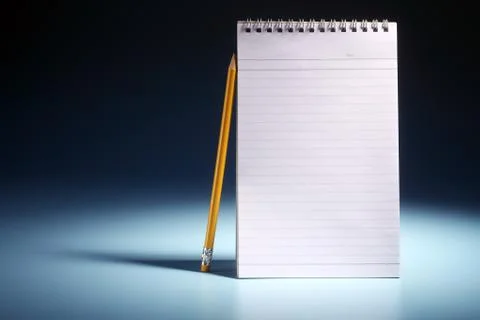 Blank notepad Stock Photos