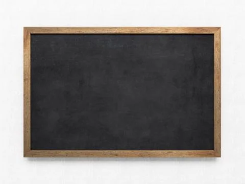 Blank old blackboard Stock Illustration