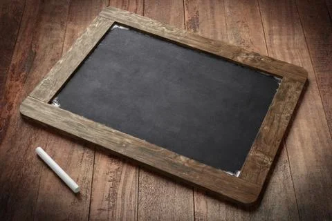 Blank old blackboard Stock Illustration