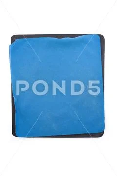 Blank Old Blue mouse pad Stock Photos