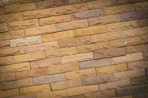 Blank old brick wall background, interior and exterior design Stock Photos