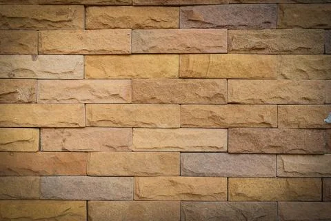 Blank old brick wall background, interior and exterior design Stock Photos