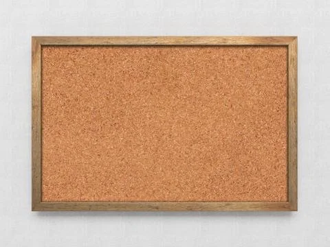 Blank old corkboard Stock Illustration