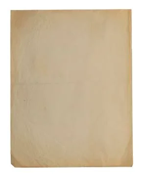 Blank Old Paper Stock Photos