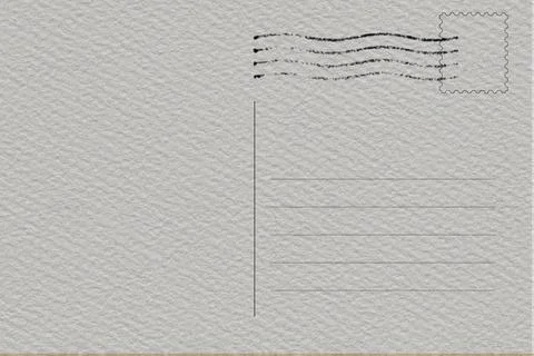 Blank of the old postcard with space for text Stock Illustration