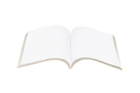Blank open book Stock Photos