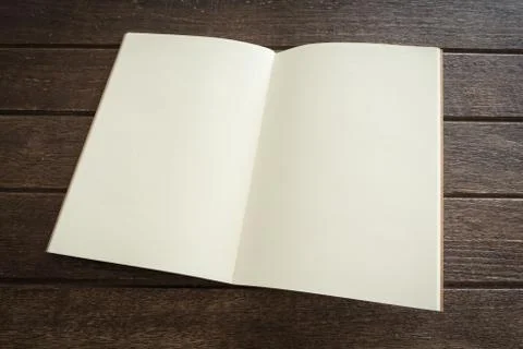 Blank open book 写真素材