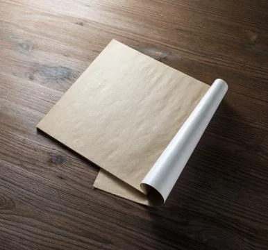 Blank open brochure Stock Photos