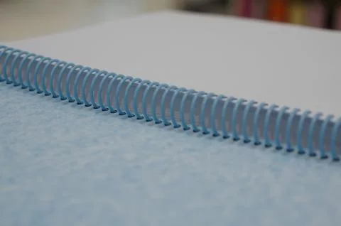 Blank open notebook at office Stock Photos