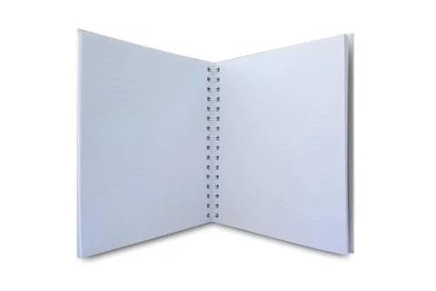 Blank open notebook Stock Photos