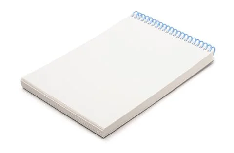 Blank open notebook Stock Photos