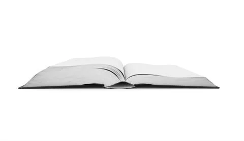 Blank opened book Stock Illustration