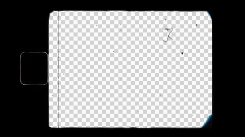 Blank or empty super 8 film filmgrain dust and scratches. Opacity or screen.. Stock Illustration