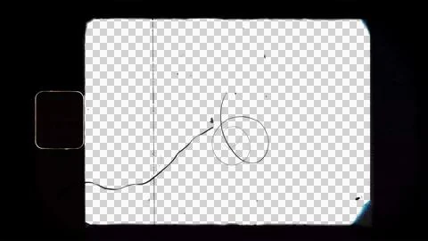 Blank or empty super 8 film filmgrain dust and scratches. Opacity or screen.. Stock Illustration