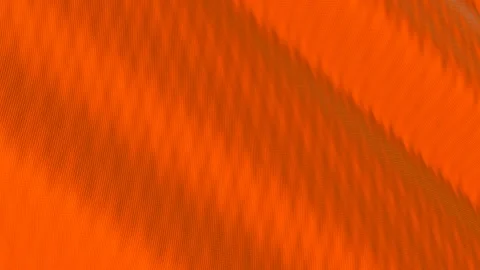 Blank orange flag waving white background loop Vídeos de archivo 342919217