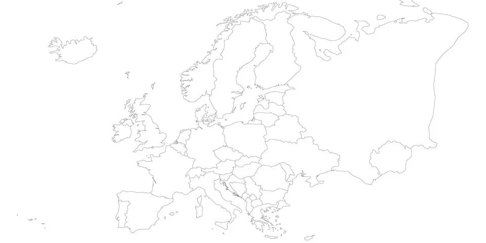 Scribble Map Europe Sketch Country Map Stock Illustration 1303038004 |  Shutterstock