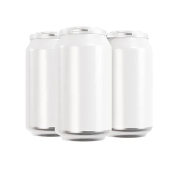 An blank Pack Can Carrier image on a white background Stock Illustration