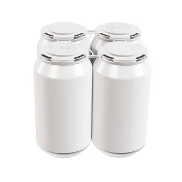 An blank Pack Can Carrier image on a white background Stock Illustration