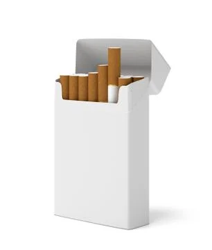 Blank pack of cigarettes 스톡 일러스트