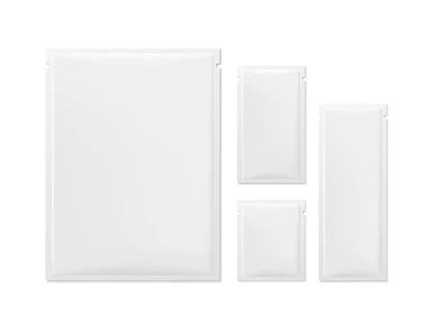 Blank package set 스톡 일러스트