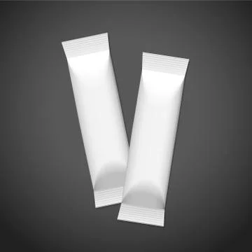 Blank package set Stock Illustration