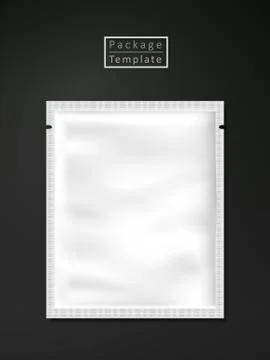 Blank package template 스톡 일러스트
