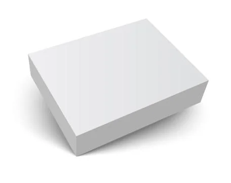 Blank packaging box with shadow Stock-Illustration
