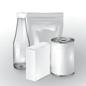 Blank Packaging Collection イラスト素材