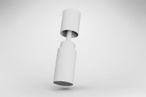 Blank packaging cosmetic without any labels intended for packaging design 3.. Stock Illustration