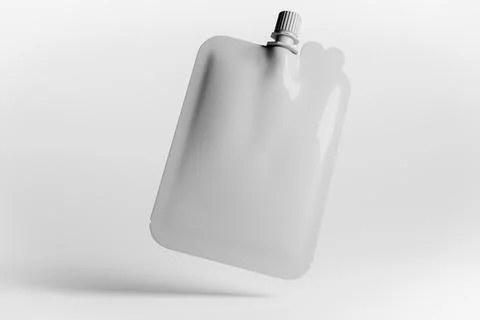 Blank packaging cosmetic without any labels intended for packaging design 3.. Stock Illustration
