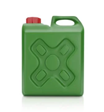 Blank packaging green plastic gallon isolated on white background. 3D render 스톡 일러스트