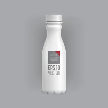 Blank packaging template mockup isolated on grey. Stock Illustration