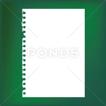 Blank page Stock Illustration