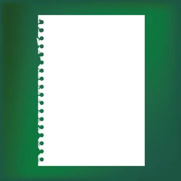 Blank page Stock Illustration