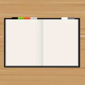 Blank page Stock Illustration