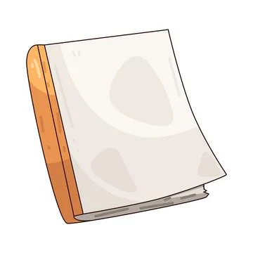 Blank page illustration Stock Illustration