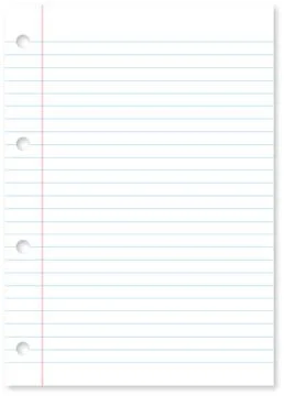 Blank page of a spiral bound note pad of white paper with copy space Stock Illustration