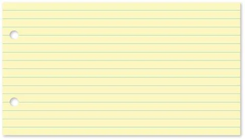 Blank page of a spiral bound note pad binder with yellow paper Stock Illustration