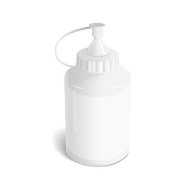 Blank paint bottle Stock Illustration