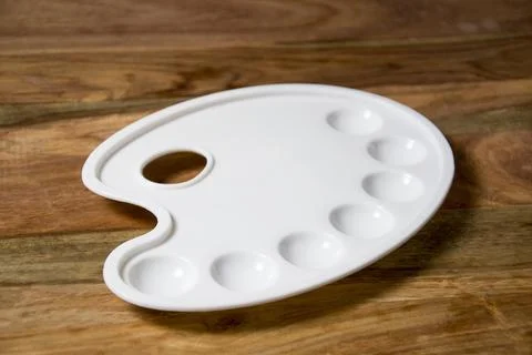 Blank palette Stock Photos