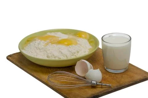 Blank for pancakes Stock Photos