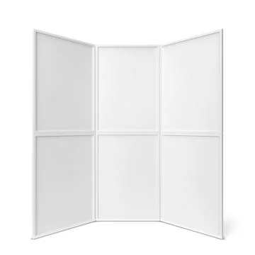 Blank panel display Stock Illustration