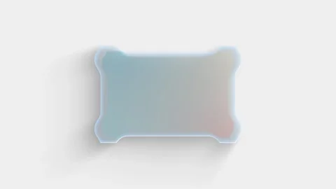 Blank Panel Glassmorphism UI Element Ani... | Stock Video | Pond5