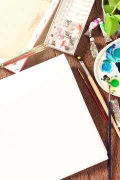 Blank paper background Stock Photos